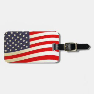 American Flag Stars Stripes Ehrenfreiheit Truppen Gepäckanhänger