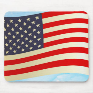 American Flag Stars Stripes Ehrenfreiheit Truppen Mousepad