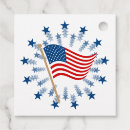 American Flag Sternexplosion Fireworks 4. Juli Geschenkanhänger
