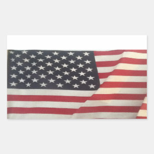 American Flag Sticker