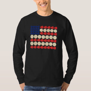 American Flag Strawberry Blueberry Banana 4. J T-Shirt