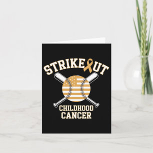 American Flag Strikeout Chilhood Canceller Sell Karte