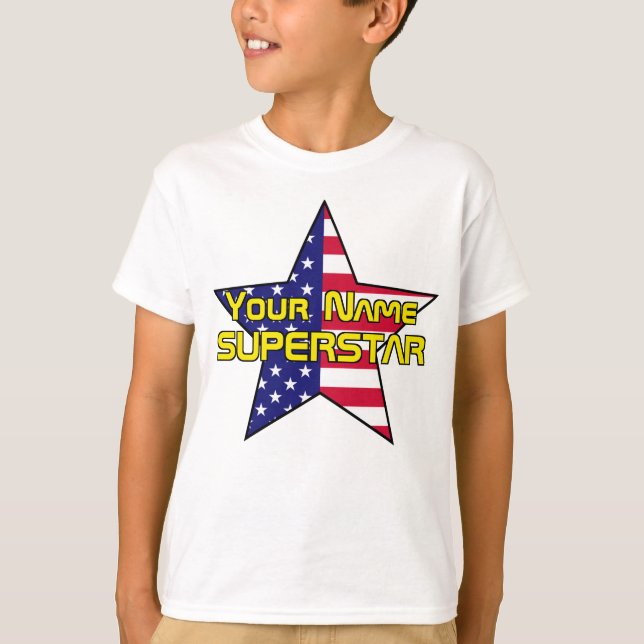 American Flag Superstar T-Shirt (Vorderseite)