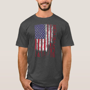 American Flag Surveyors Tool, 4. Juli T-Shirt