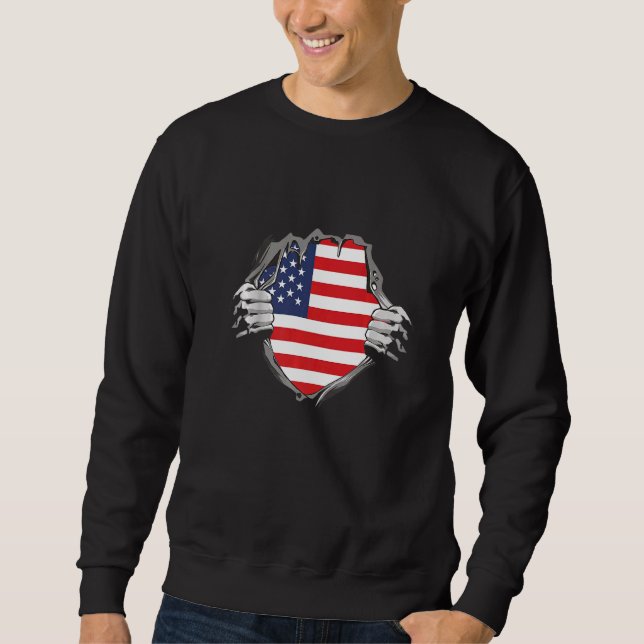American flag   sweatshirt (Vorderseite)