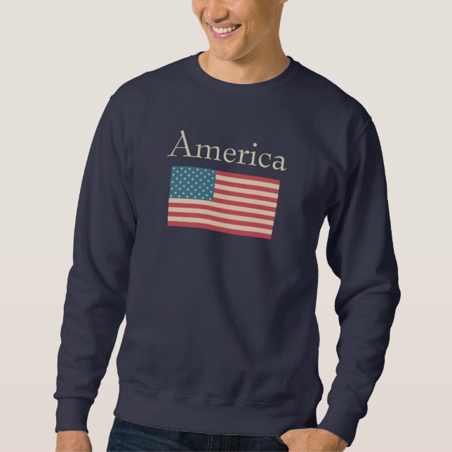 American Flag Sweatshirt (Vorderseite)