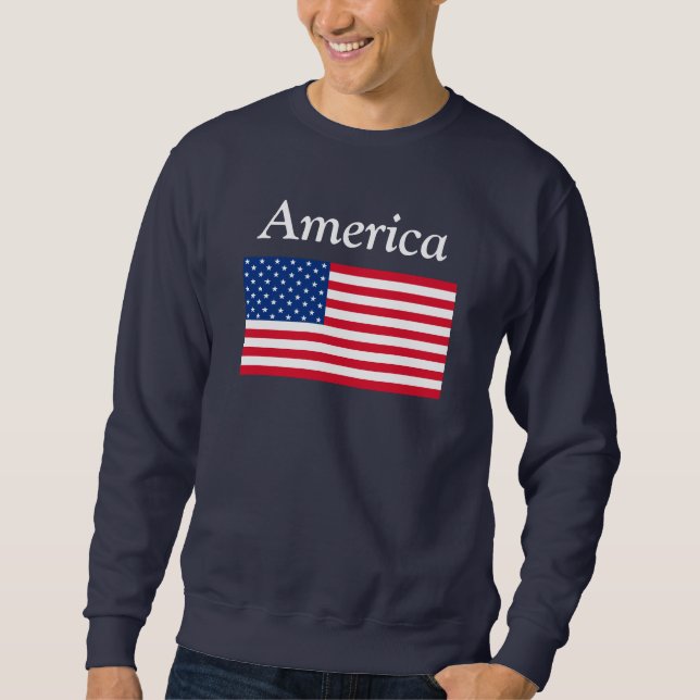 American Flag Sweatshirt (Vorderseite)