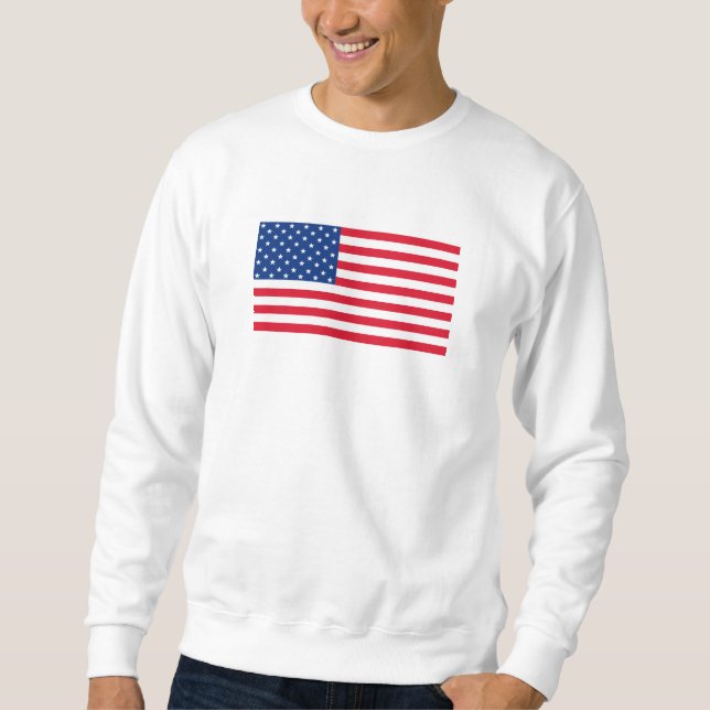 American Flag Sweatshirt Gift (Vorderseite)