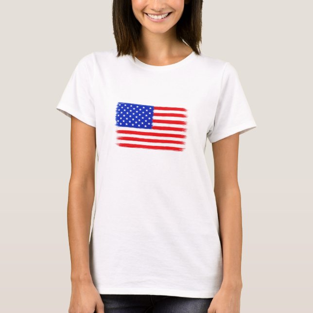 American flag  T-Shirt (Vorderseite)