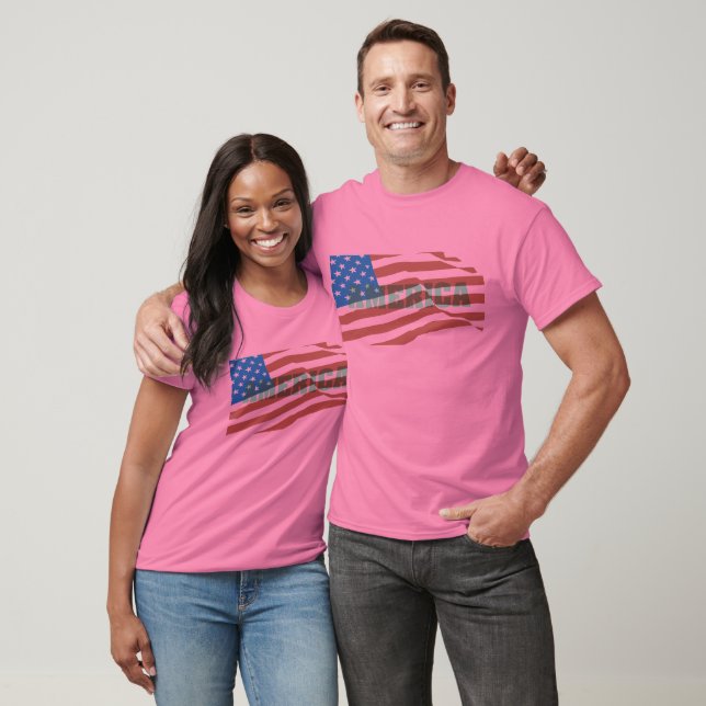 American Flag T - Shirt (Unisex)