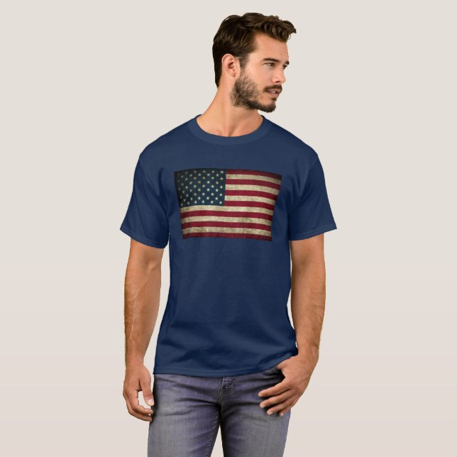 American Flag T - Shirt (Vorne ganz)