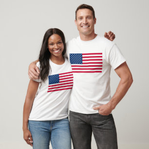 American Flag T - Shirt Gift - USA