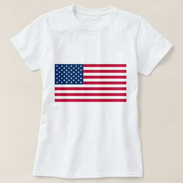 American Flag T - Shirt USA (Design vorne)
