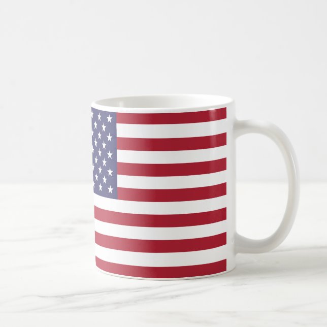 "American Flag Tasse - Patriotische US Flagge C (Rechts)