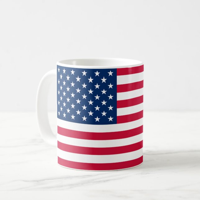 American Flag Tasse - USA - Patriotic (Vorderseite Links)