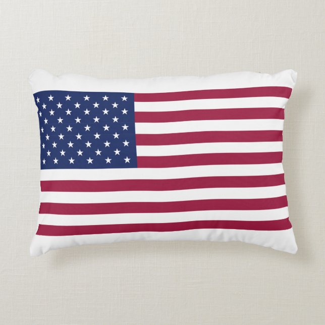 American Flag Theme Kissen (Vorderseite)