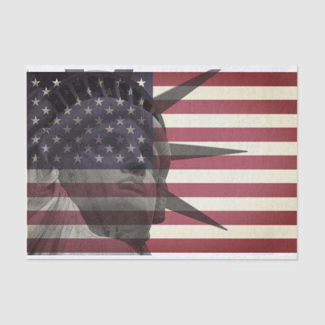 American Flag Tissue Paper Seidenpapier (Vorderseite)