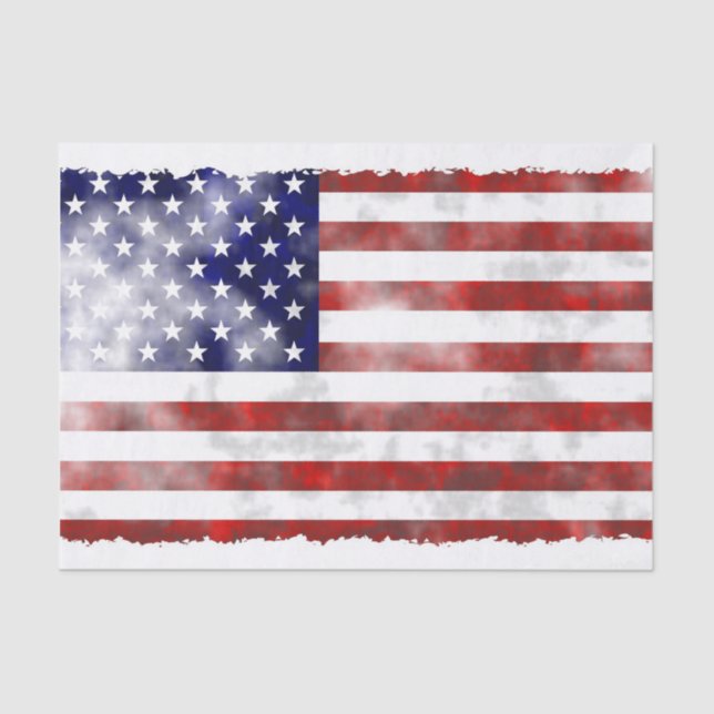 American Flag Tissue Paper Seidenpapier (Vorderseite)