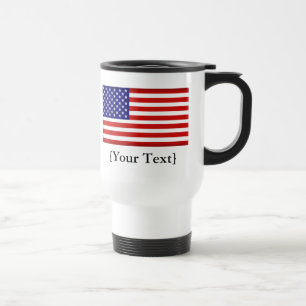 American Flag Travel/Computer Tasse