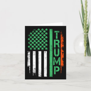 American Flag Trump 45 47 St Patrick's Day Irish S Karte