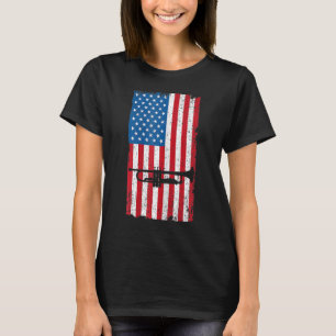 American Flag Trumpet T-Shirt