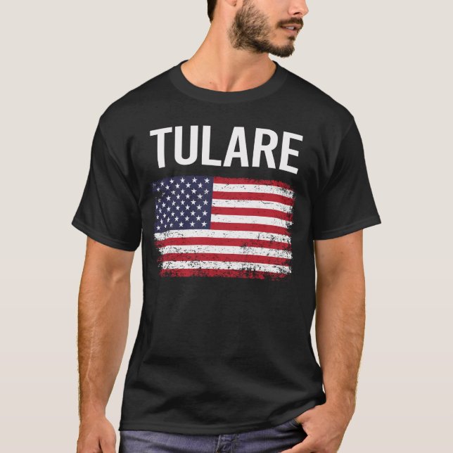 American Flag Tulare T-Shirt (Vorderseite)