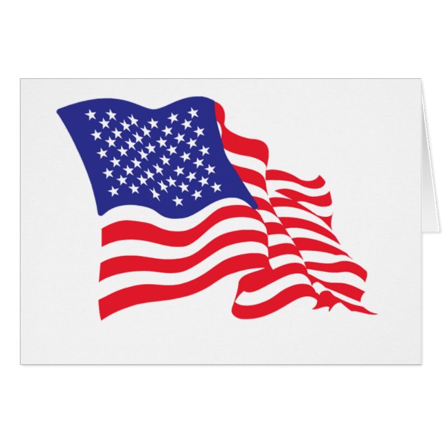 American Flag USA (Vorderseite (Horizontal))
