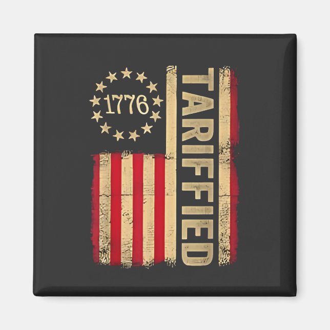 American Flag USA 1776 American Tarrifs Magnet (Vorne)