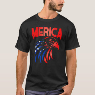 American Flag USA 4. Juli Shirt Patriotic Eagl