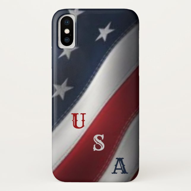 American Flag USA Case-Mate iPhone Hülle (Rückseite)