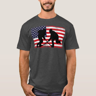 American Flag USA Hockey for Men Women Kids Boys G T-Shirt