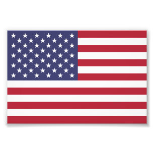 American Flag USA Independence Patriotic Fotodruck
