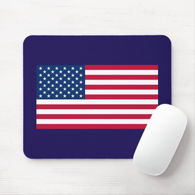 American Flag USA Mousepad (Mit Mouse)