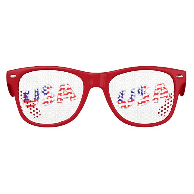 American Flag USA Partybrille (Vorderseite)