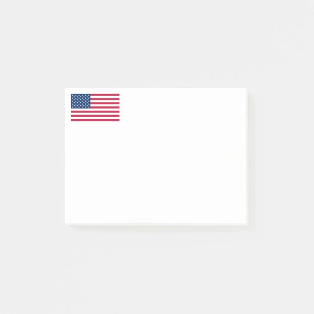 American Flag USA Post-it Klebezettel (Vorderseite)