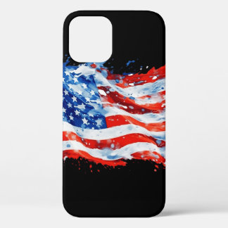 American Flag USA Watercolor 4. Juli Case-Mate iPhone Hülle