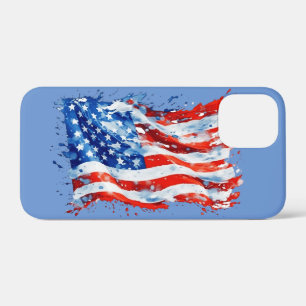 American Flag USA Watercolor 4. Juli Case-Mate iPhone Hülle