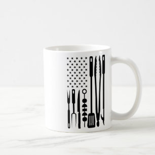 American Flag Utensil Grillen Tools Griller Pitmas Kaffeetasse