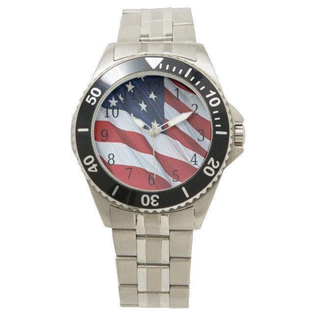 American Flag Watch Armbanduhr (Vorderseite)