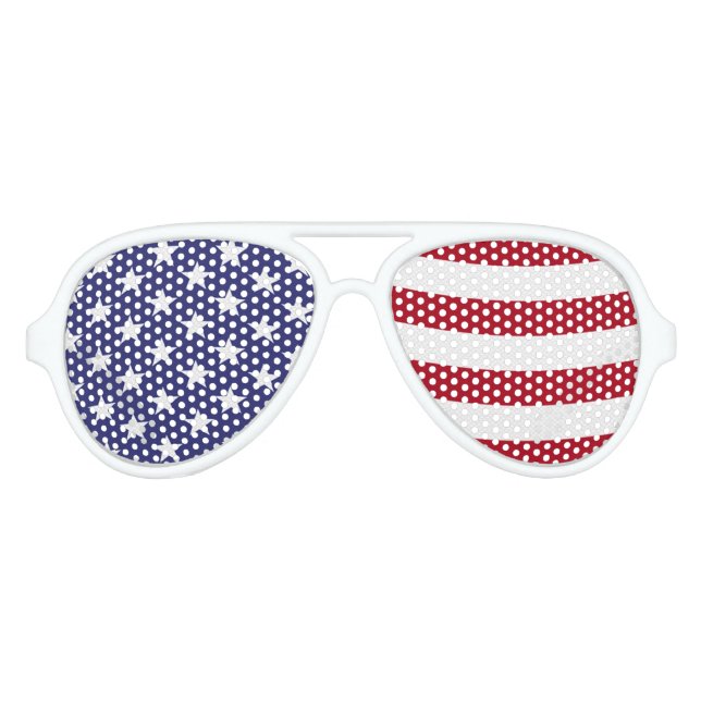 American Flag Wave Sonnenbrille (Vorderseite)