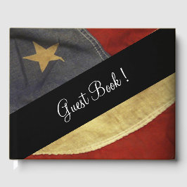 American Flag Wedding Gästebuch