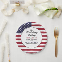 American Flag Wedding