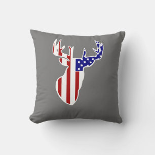 American Flag Whitetail Buck Kissen