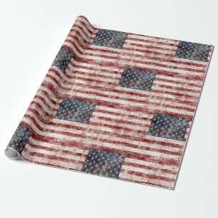 American Flag Wrapping Paper Geschenkpapier