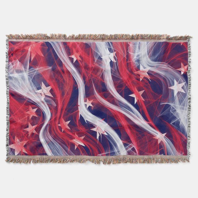 American flagge Throw Blanket Decke (Vorderseite)