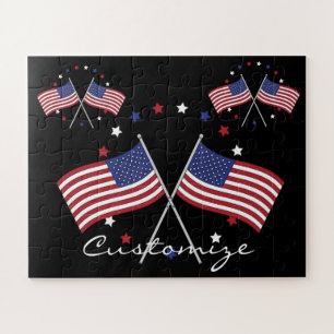 American Flags Thunder_Cove Patriotic 4. Juli Puzzle