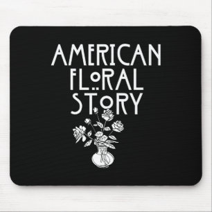 American Floral Story Halloween Florist Funny Horr Mousepad