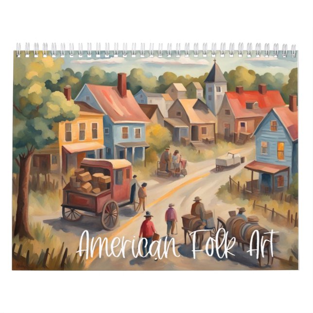 American Folk Art Calendar Kalender (Titelbild)