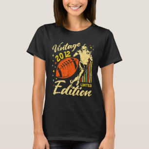 American Football 10. Geburtstag für Kinder Jungen T-Shirt