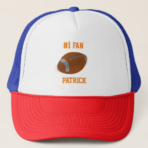 American Football #1 Sportfan mit Namen Truckerkappe